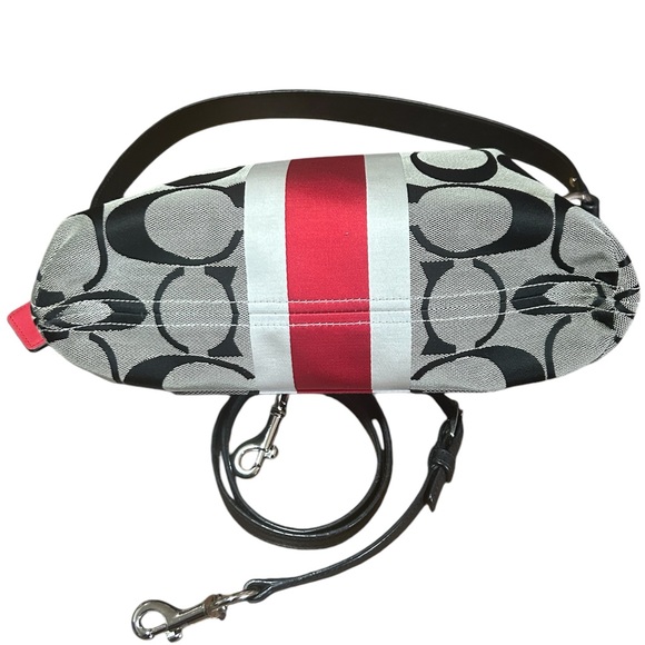 Coach Signature with Stripe shoulder / crossbody bag - Picture 6 of 14